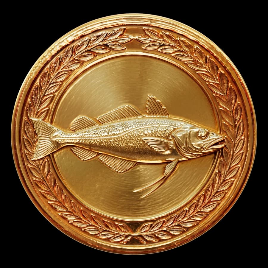 Medalla Brótola en 3D
