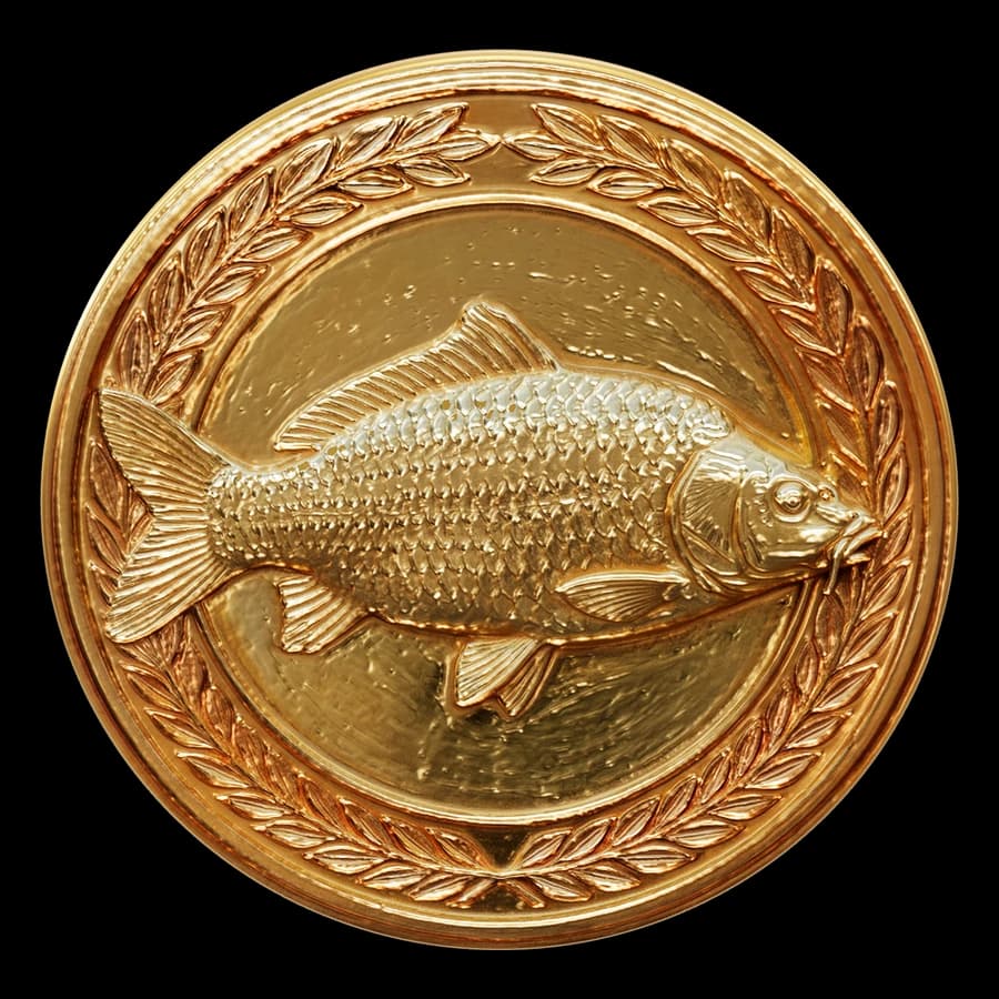 Medalla Carpa en 3D