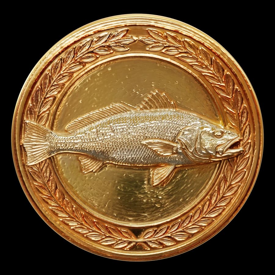 Medalla Corvina rubia en 3D