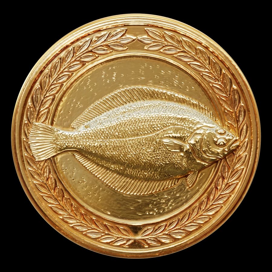 Medalla Lenguado en 3D