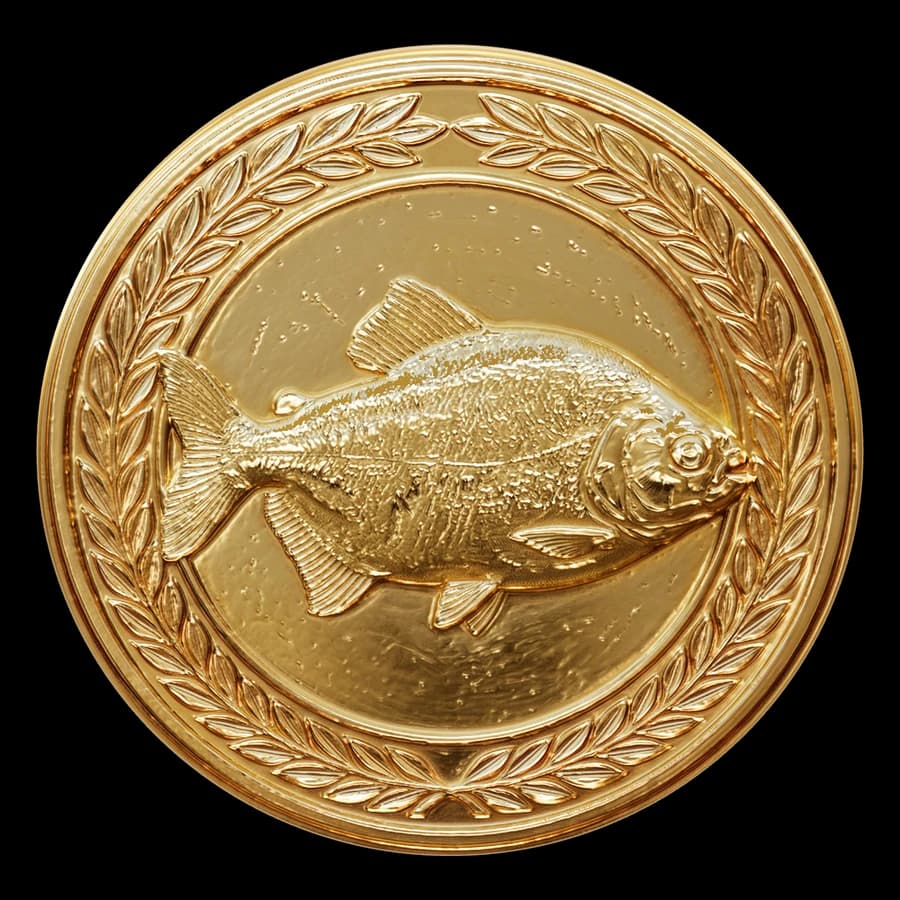 Medalla Pacú en 3D
