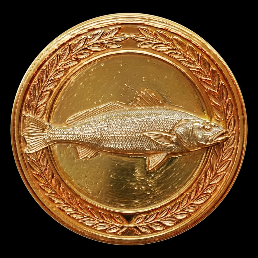 Medalla Pescadilla en 3D