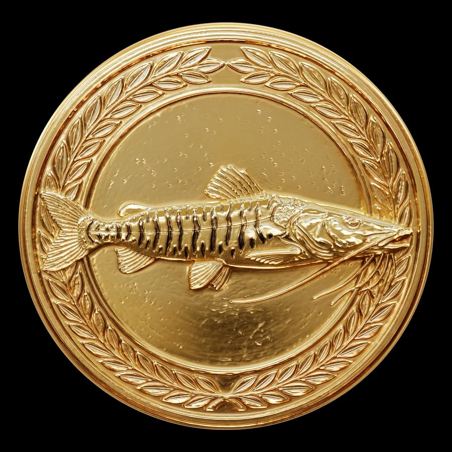 Medalla Surubí atigrado en 3D